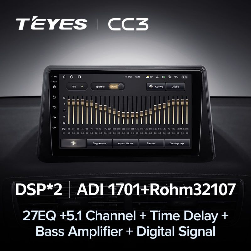 Штатная магнитола Teyes CC3 4/32 Opel Mokka 1 (2012-2016)
