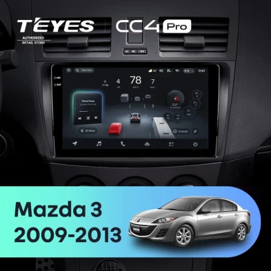 Штатная магнитола Teyes CC4 Pro 8/128 Mazda 3 2 (2009-2013)