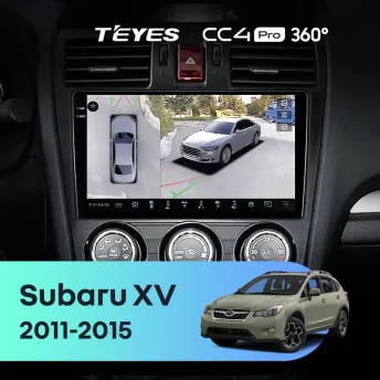 Штатная магнитола Teyes CC4 Pro 360 8/128 Subaru XV (2011-2015) Тип-B